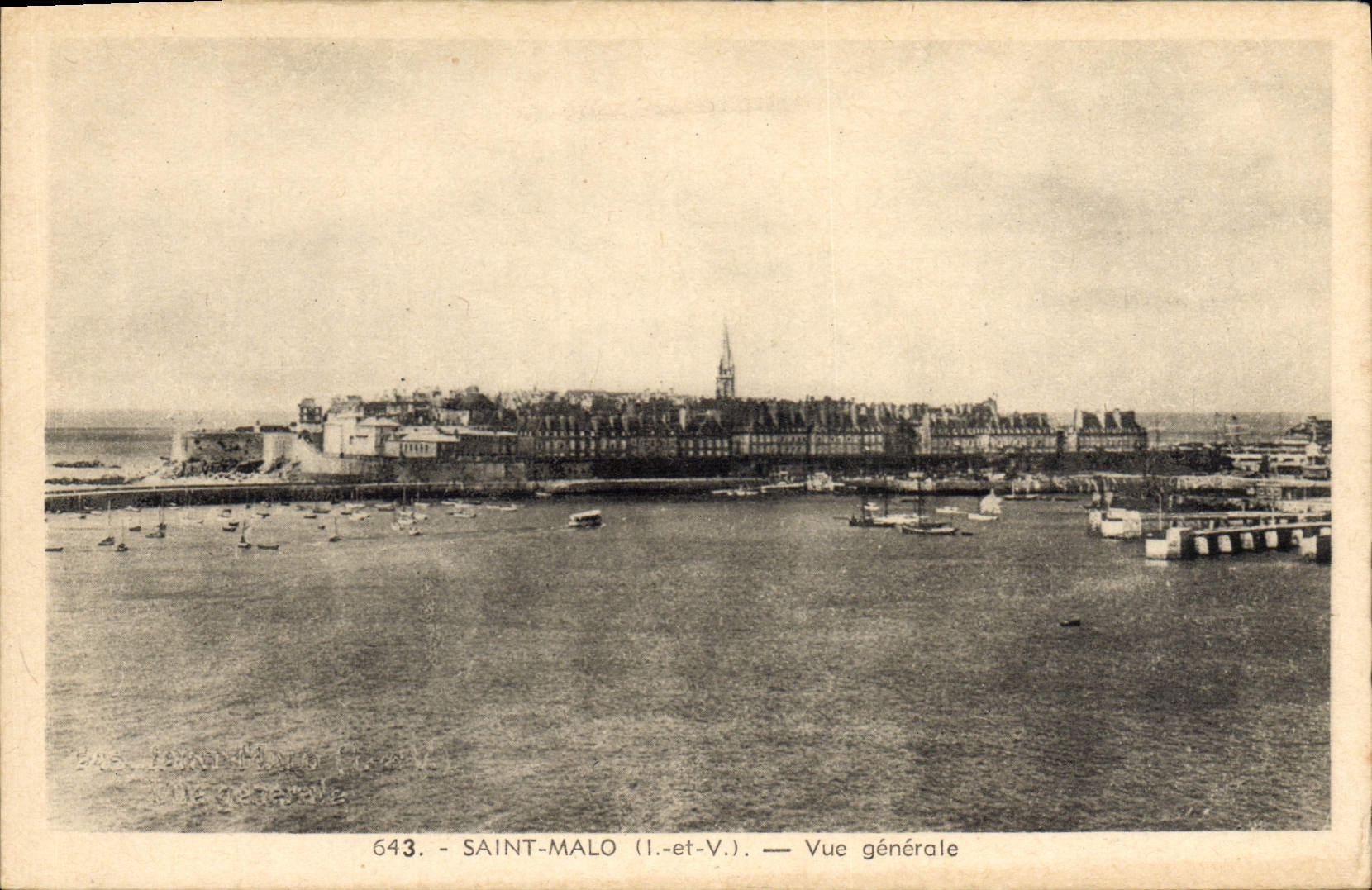 CPA Saint Malo I et V vue generale 