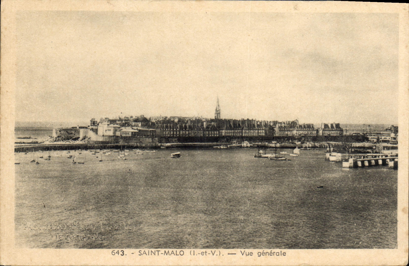 CPA Saint Malo I et V vue generale 