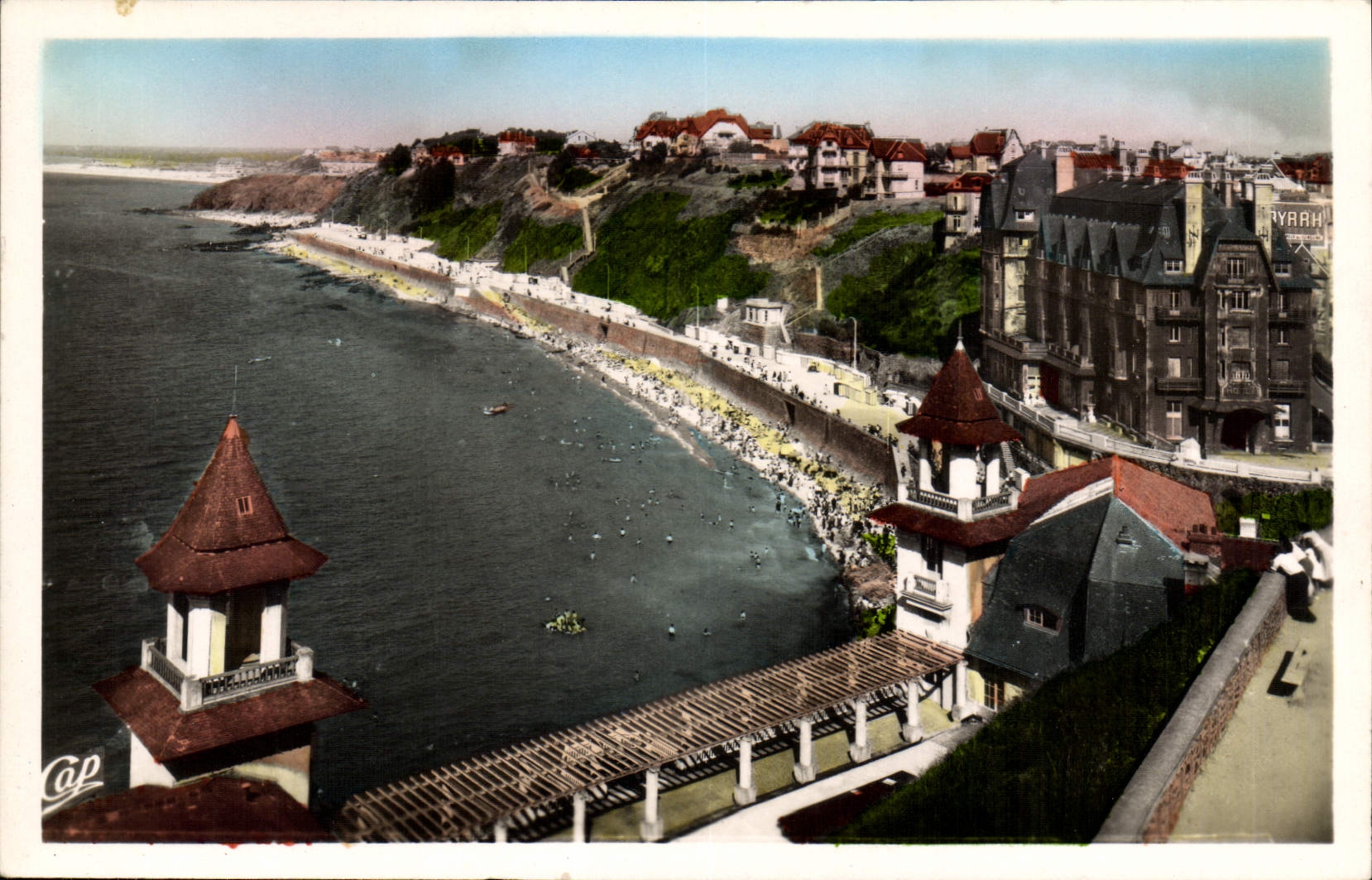 CPA Granville vue generale prise du Casino 