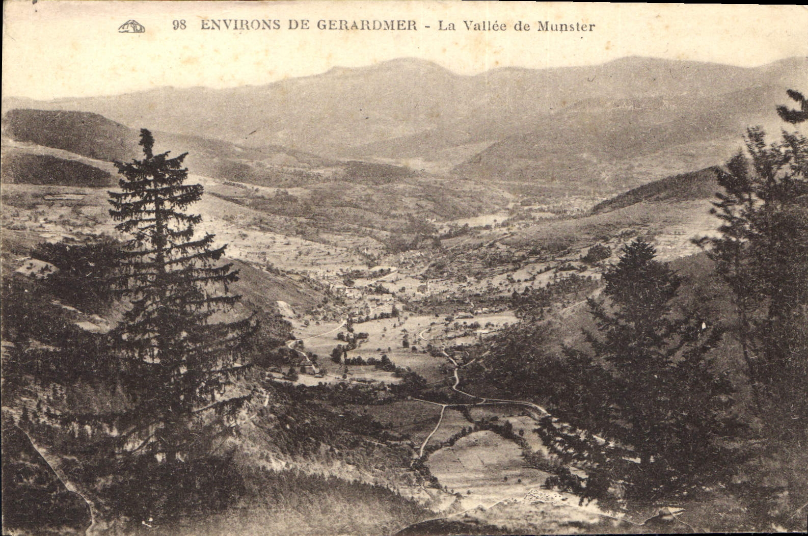 CPA Environs de Gerardmer la Vallee de Munster