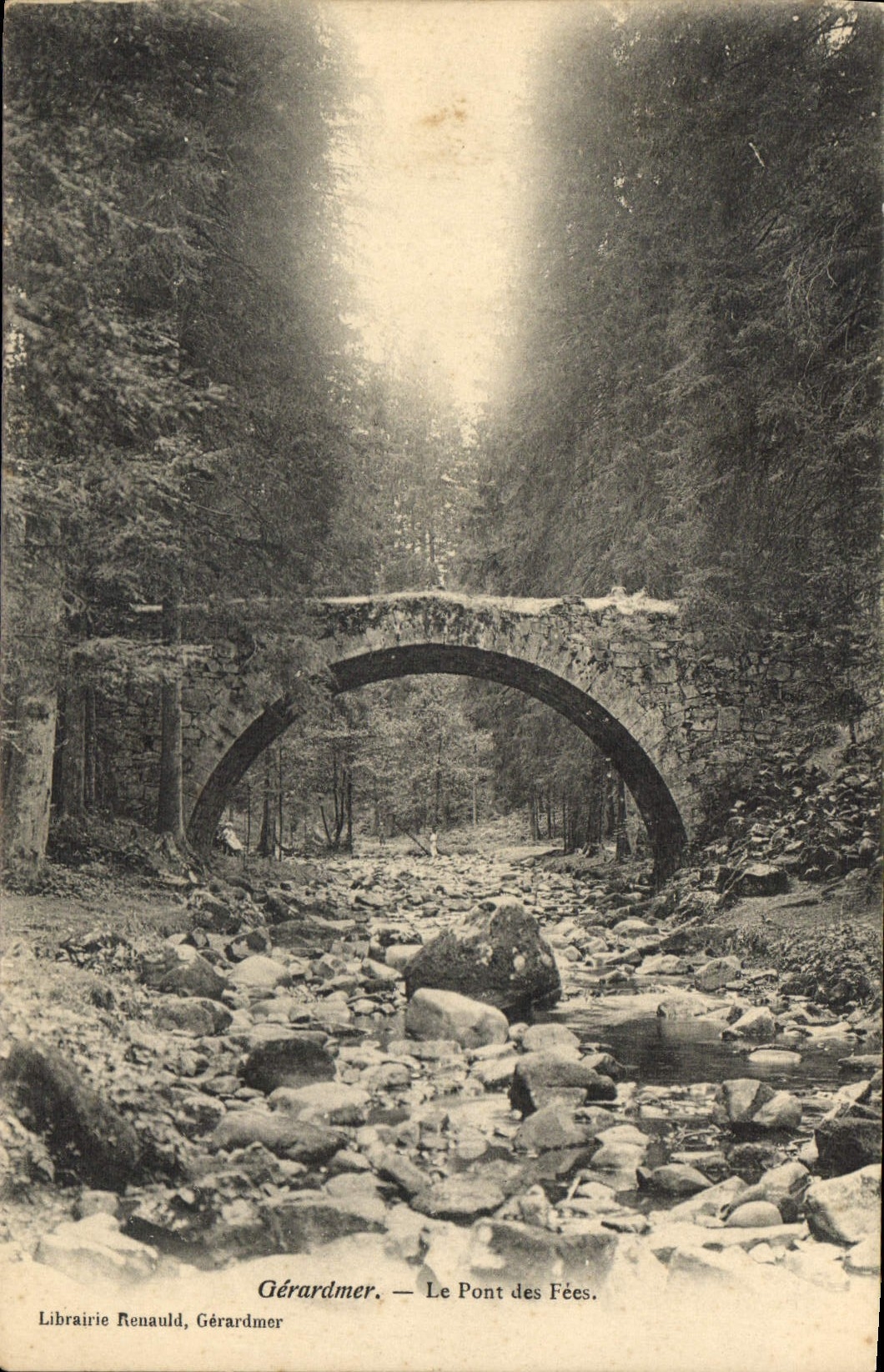 CPA Gerardmer le Pont des Fees 