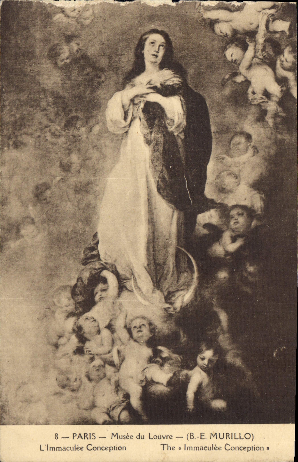 CPA Paris Musee du Louvre B E Murillo l'Immaculee Conception