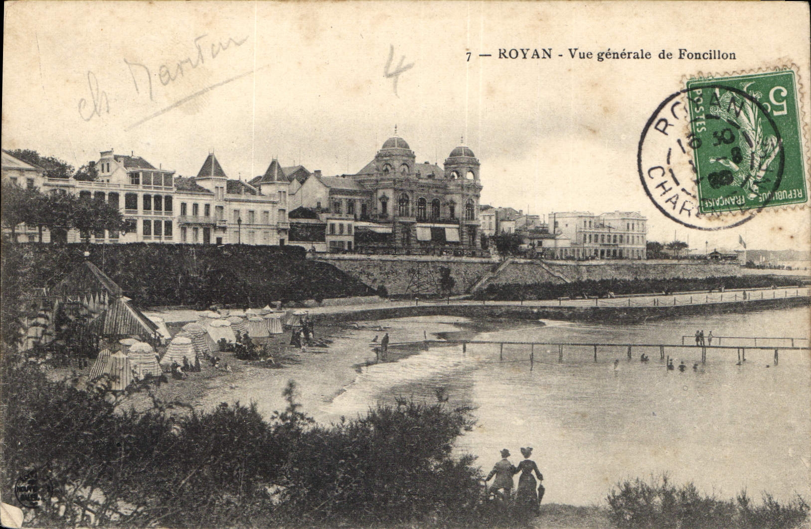 CPA Royan vue generale de Froncillon 