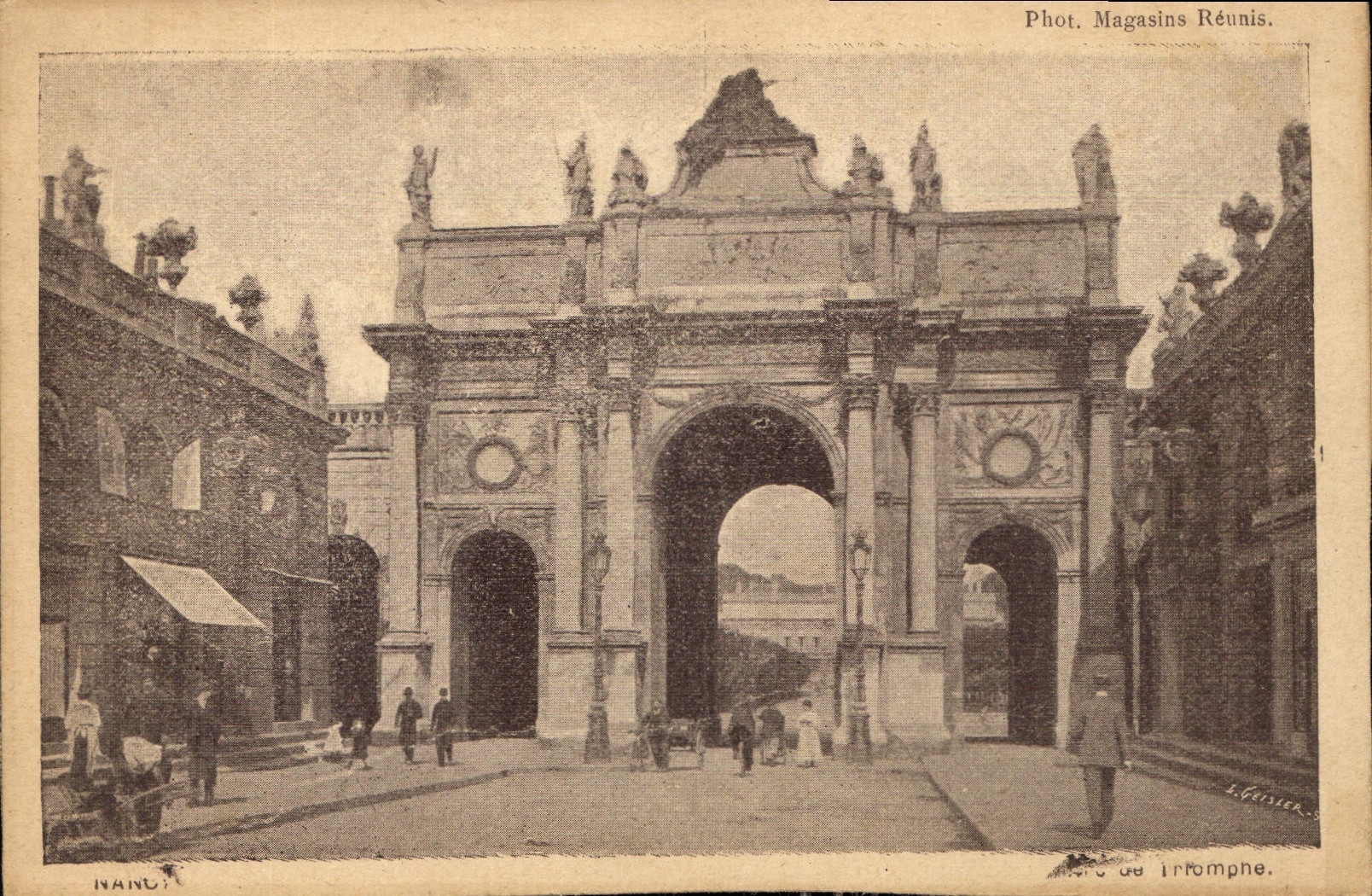 CPA Paris l'Arc de Triomphe 