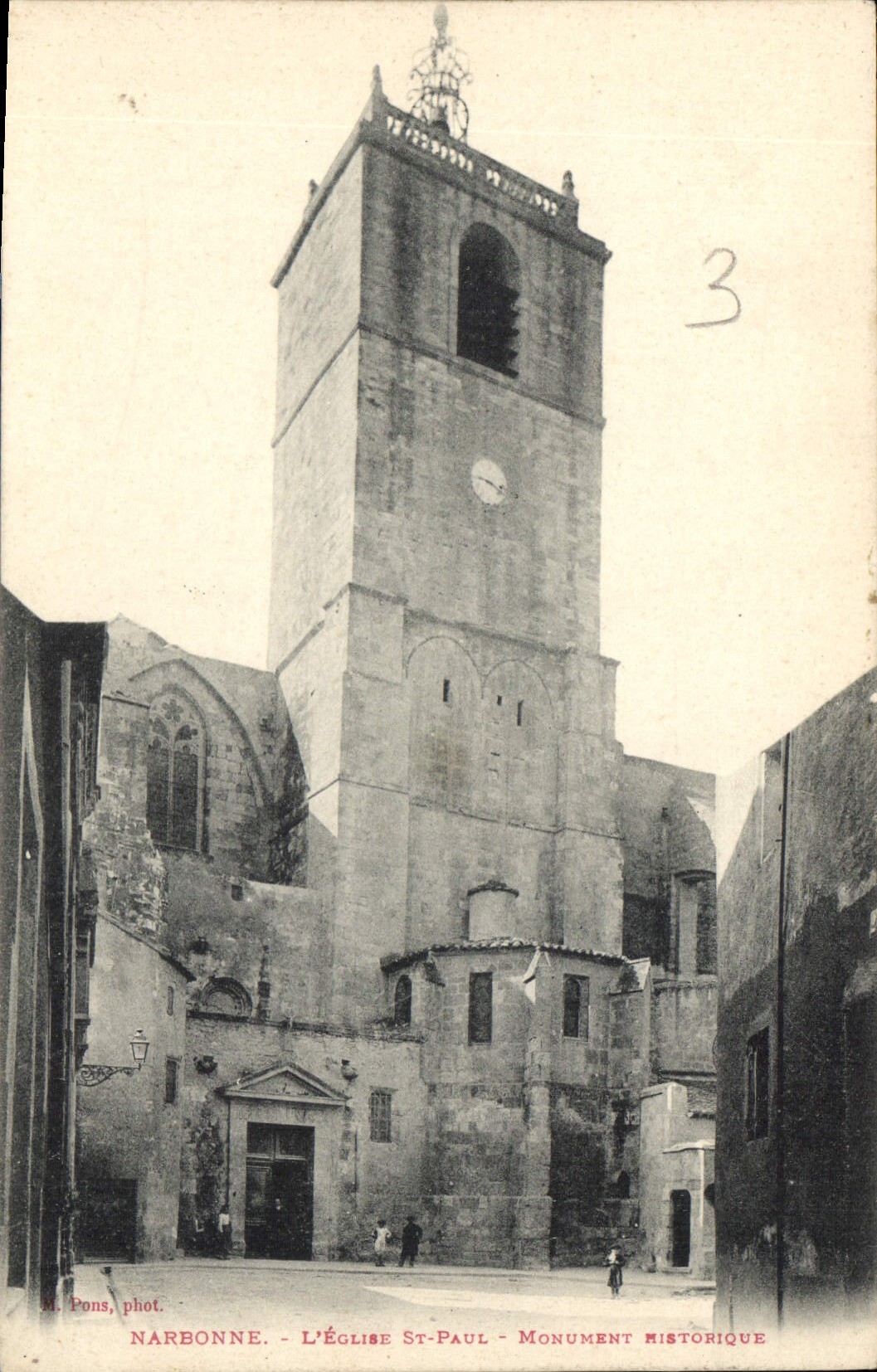 CPA Narbonne l'Eglise St Paul Monument historique 