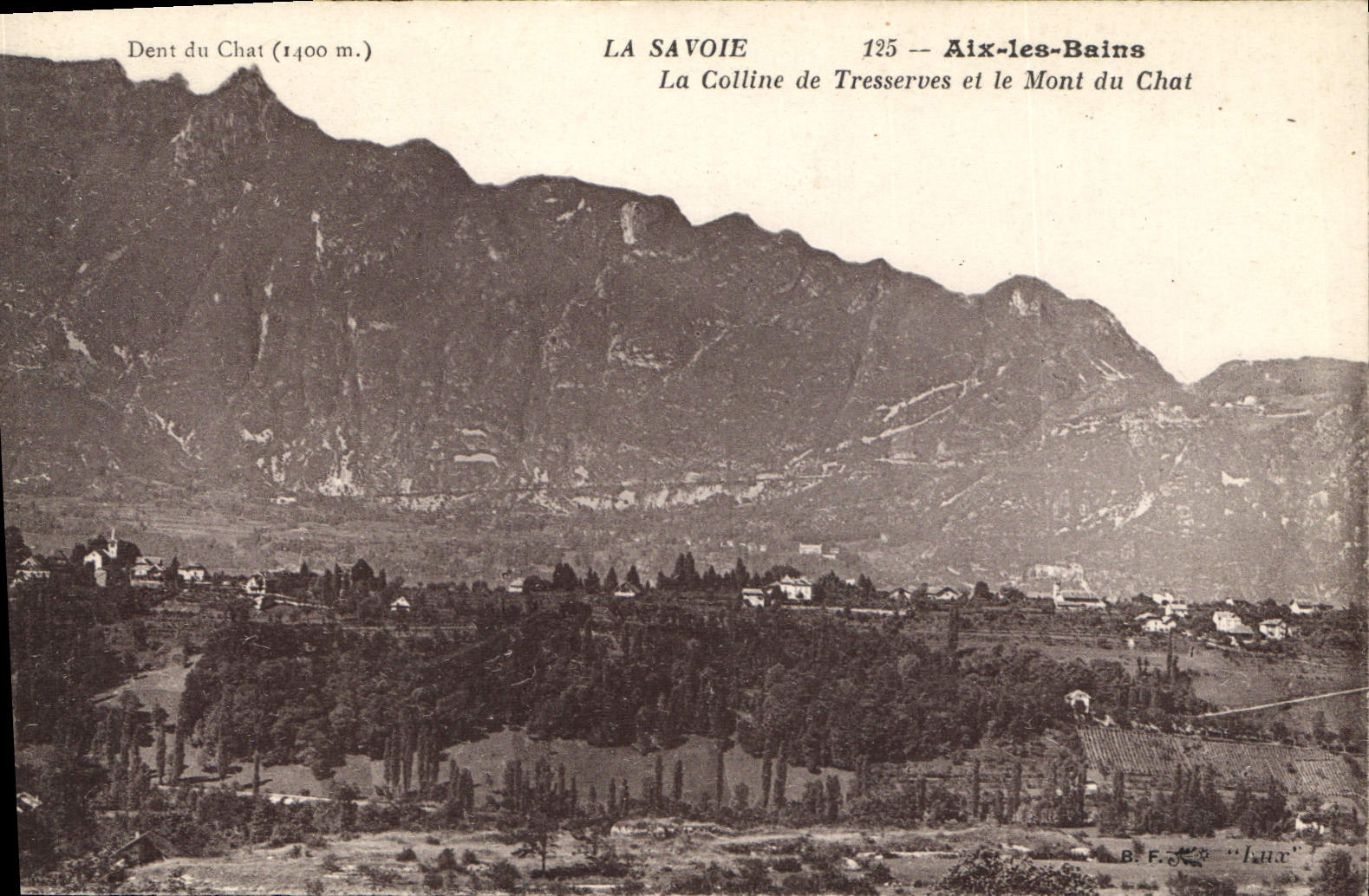 CPA La Savoie Aix les Bains la Colline de Tresserves et le Mont du Chat 