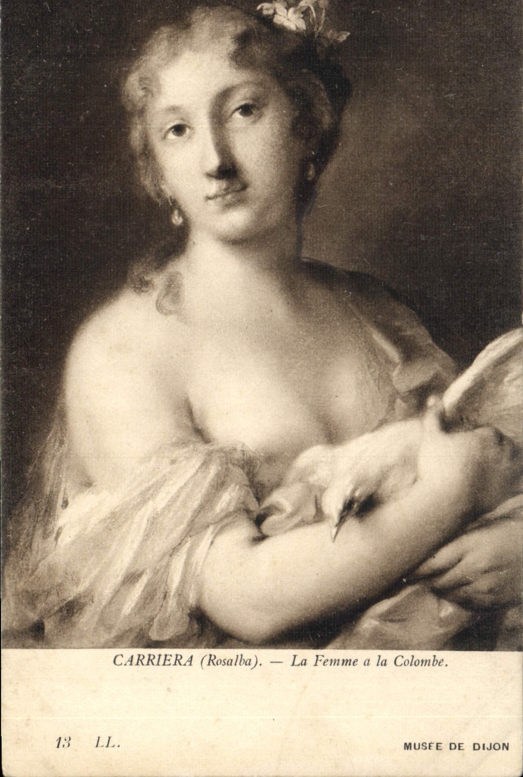 CPA Carriera Rosalba la Femme a la Colombe Musee de Äijon