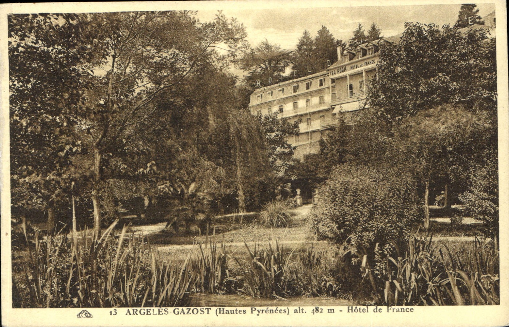 CPA Argeles Gazost Hautes Pyrenees Hotel de France 