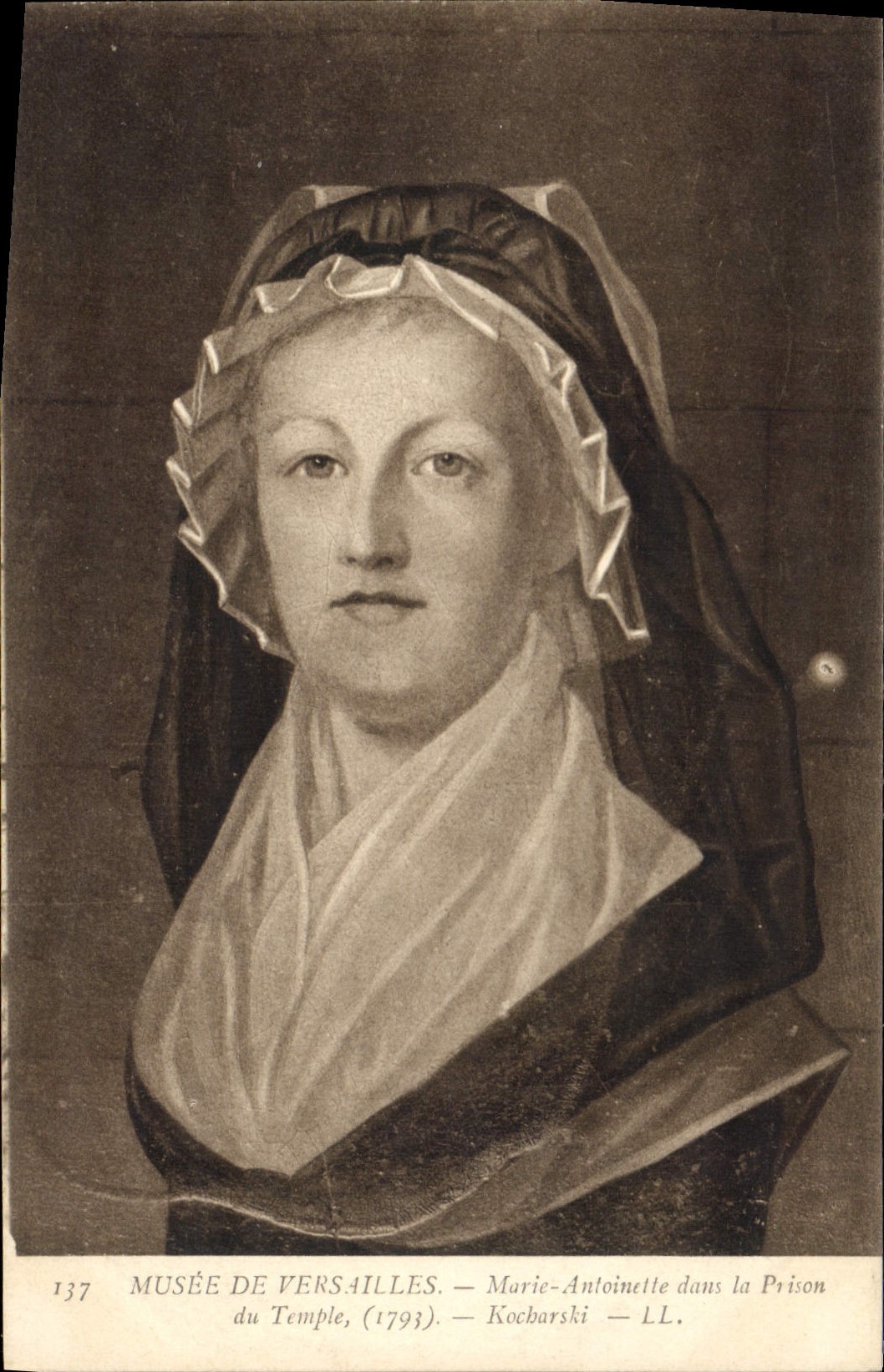 CPA Musee de Versailles Marie Antoinette dans la Prison du Temple 1791 Kocharski 