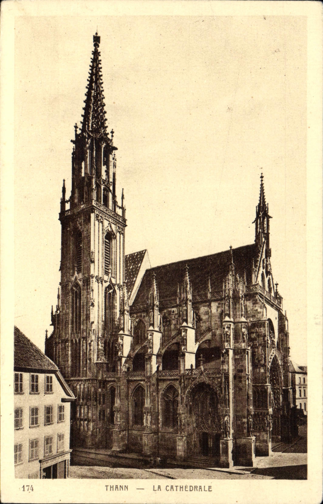 CPA Thann la Cathedrale 