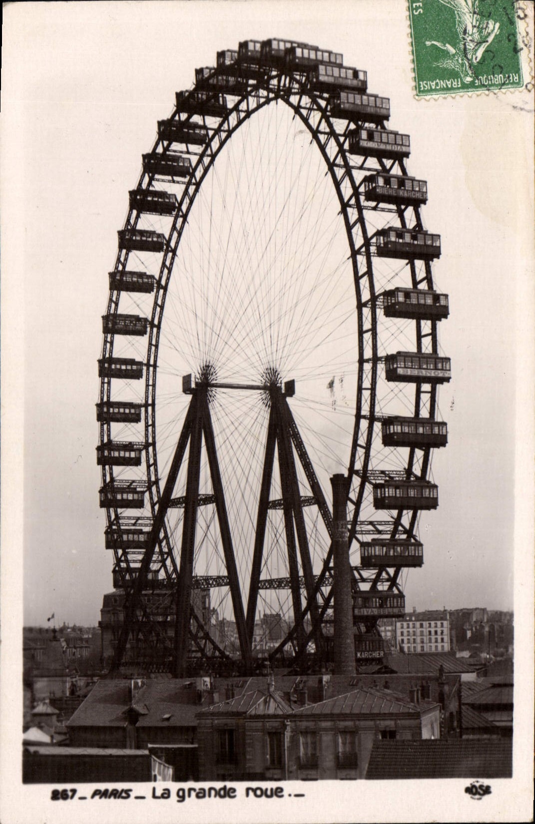 CPA Paris la Grande Roue 