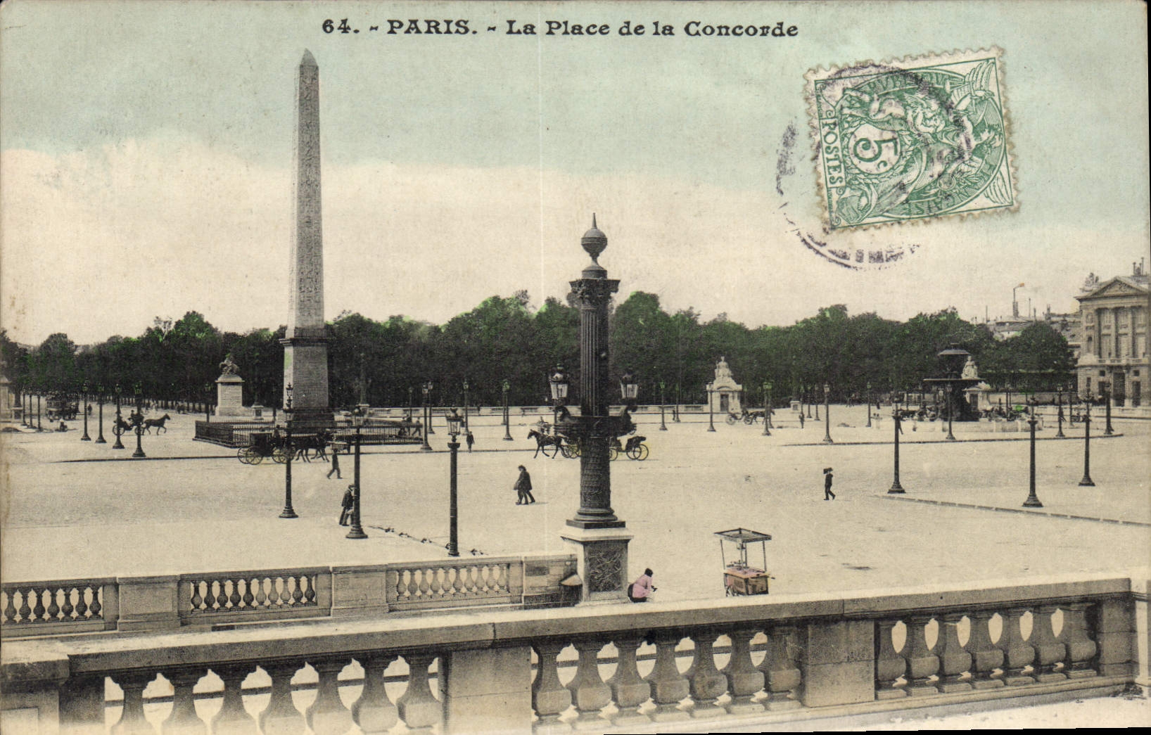 CPA Paris la Place de la Concorde