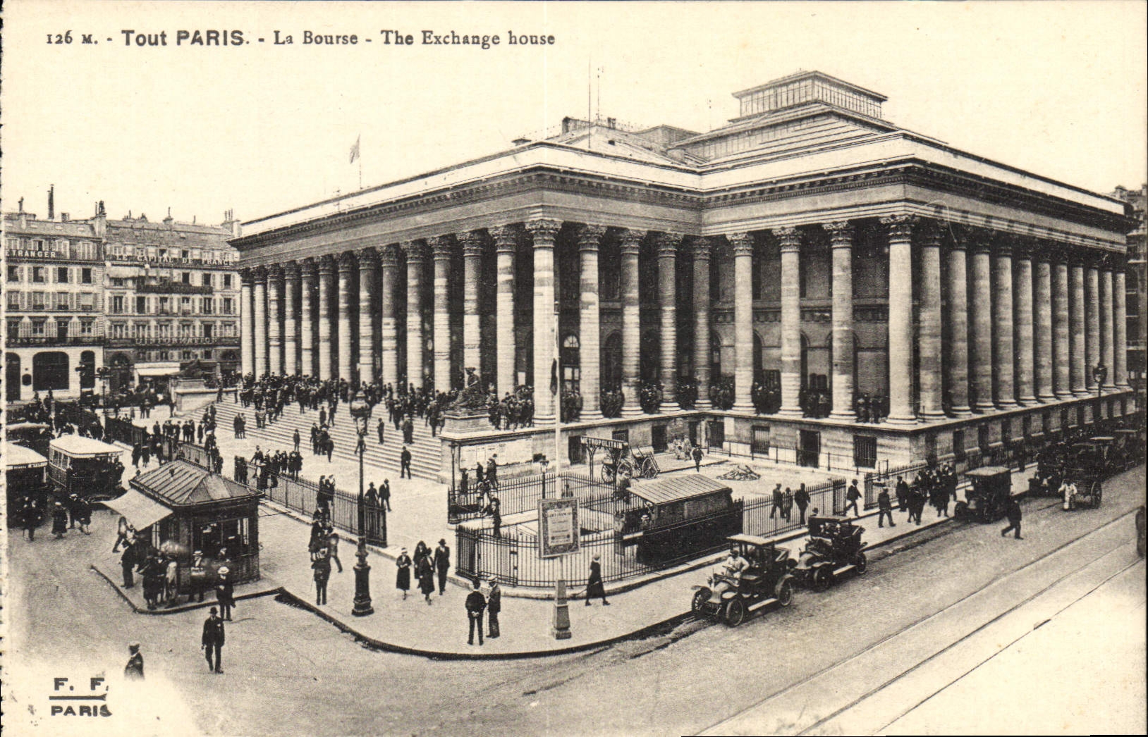 CPA Tout Paris la Bourse 