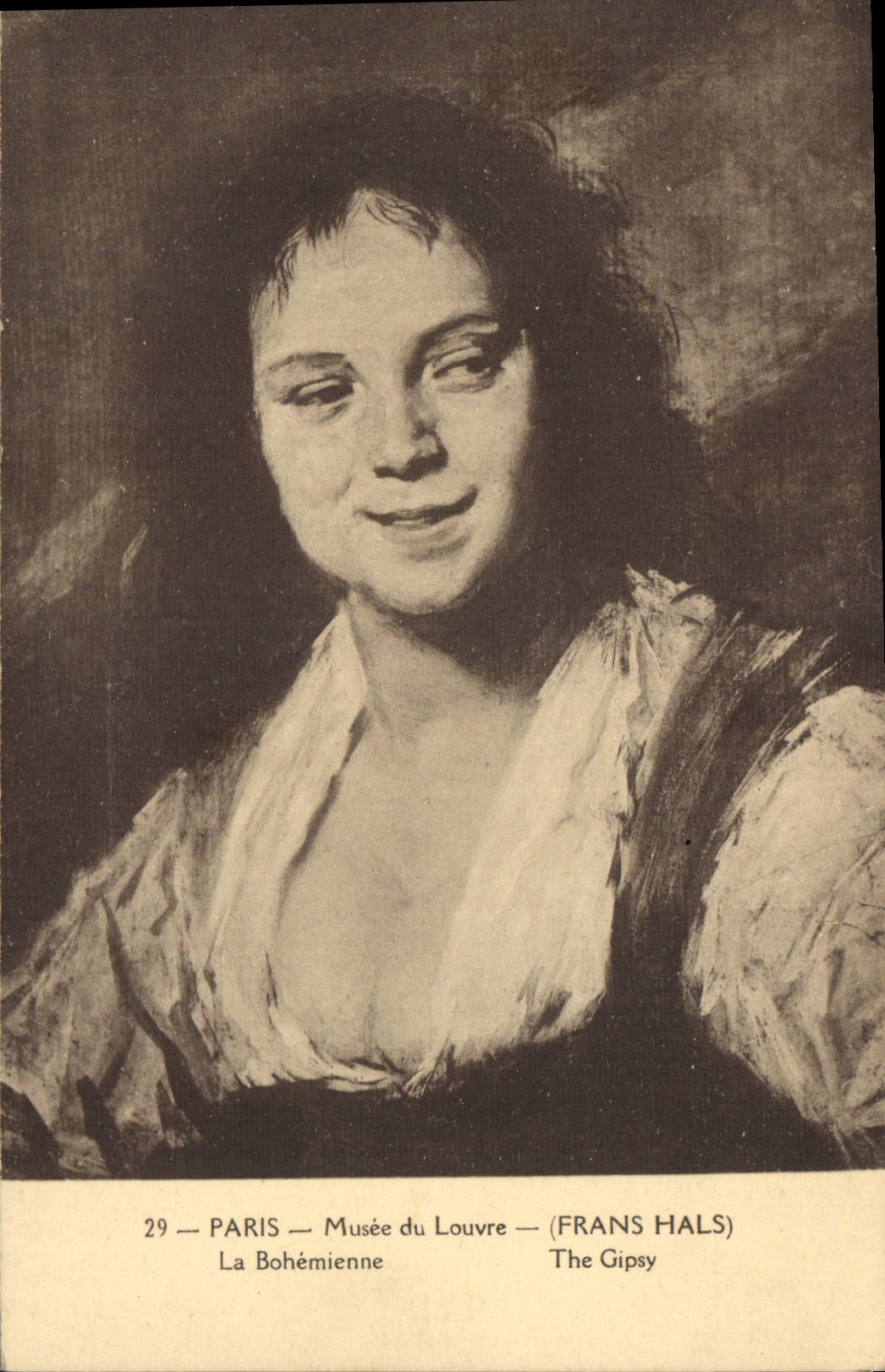 CPA Paris Musee du Louvre Frans Hals la Bohemienne 