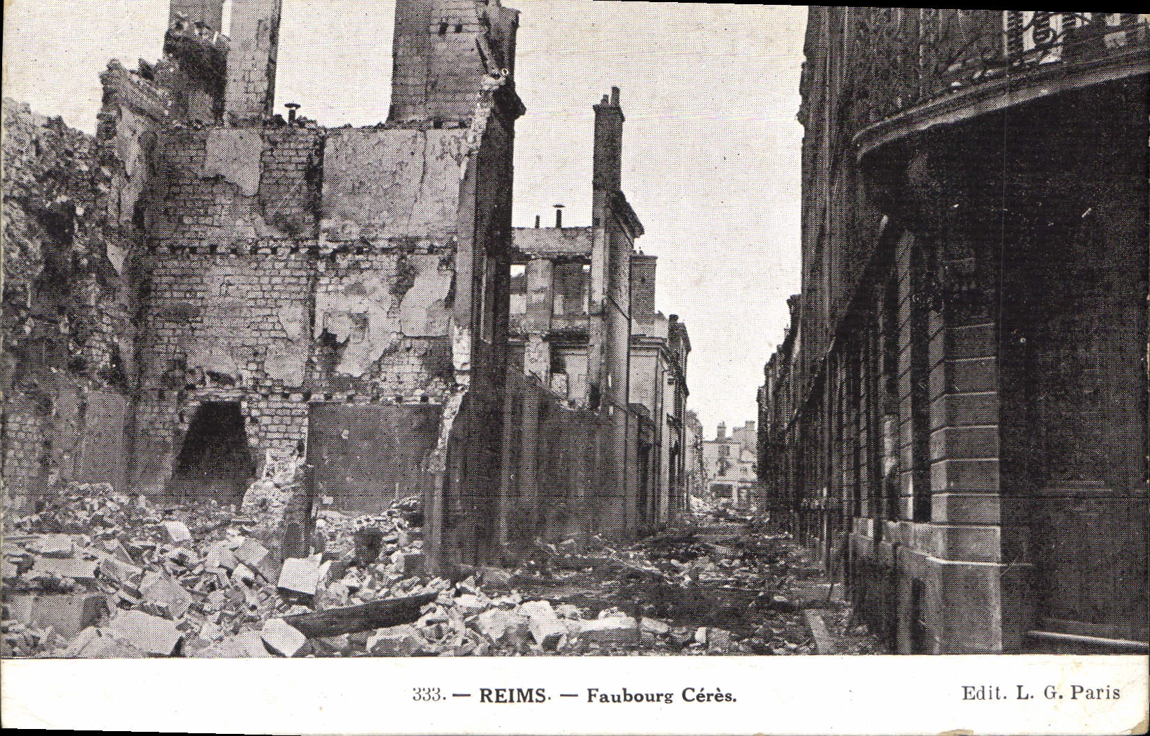 CPA Reims Faubourg Ceres 