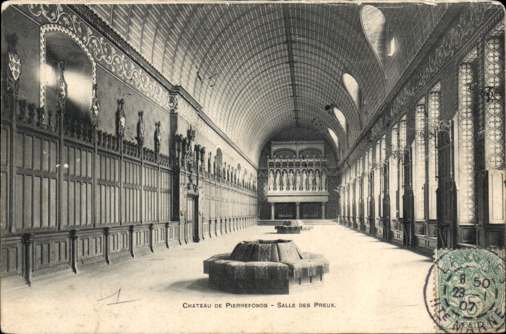 CPA Chateau de Pierrefonds Salle des Preux 