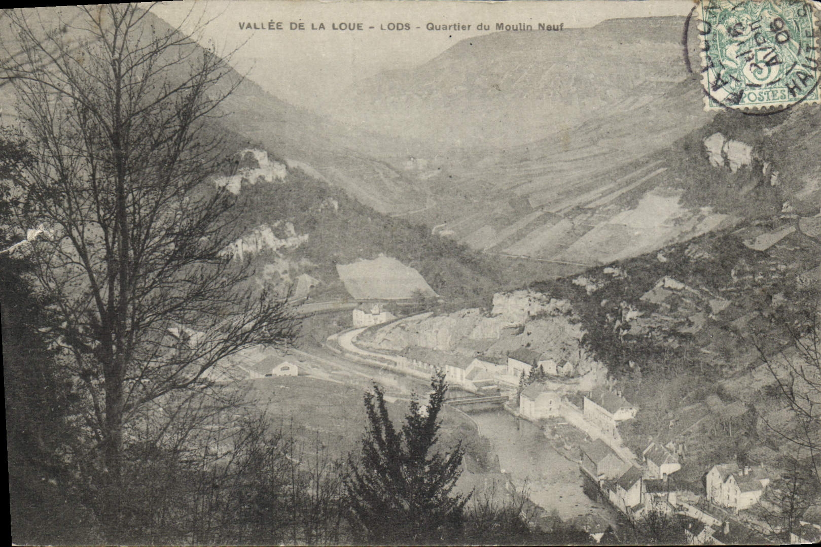 CPA Vallee de la Loue Lods Quartier du Moulin Neuf 