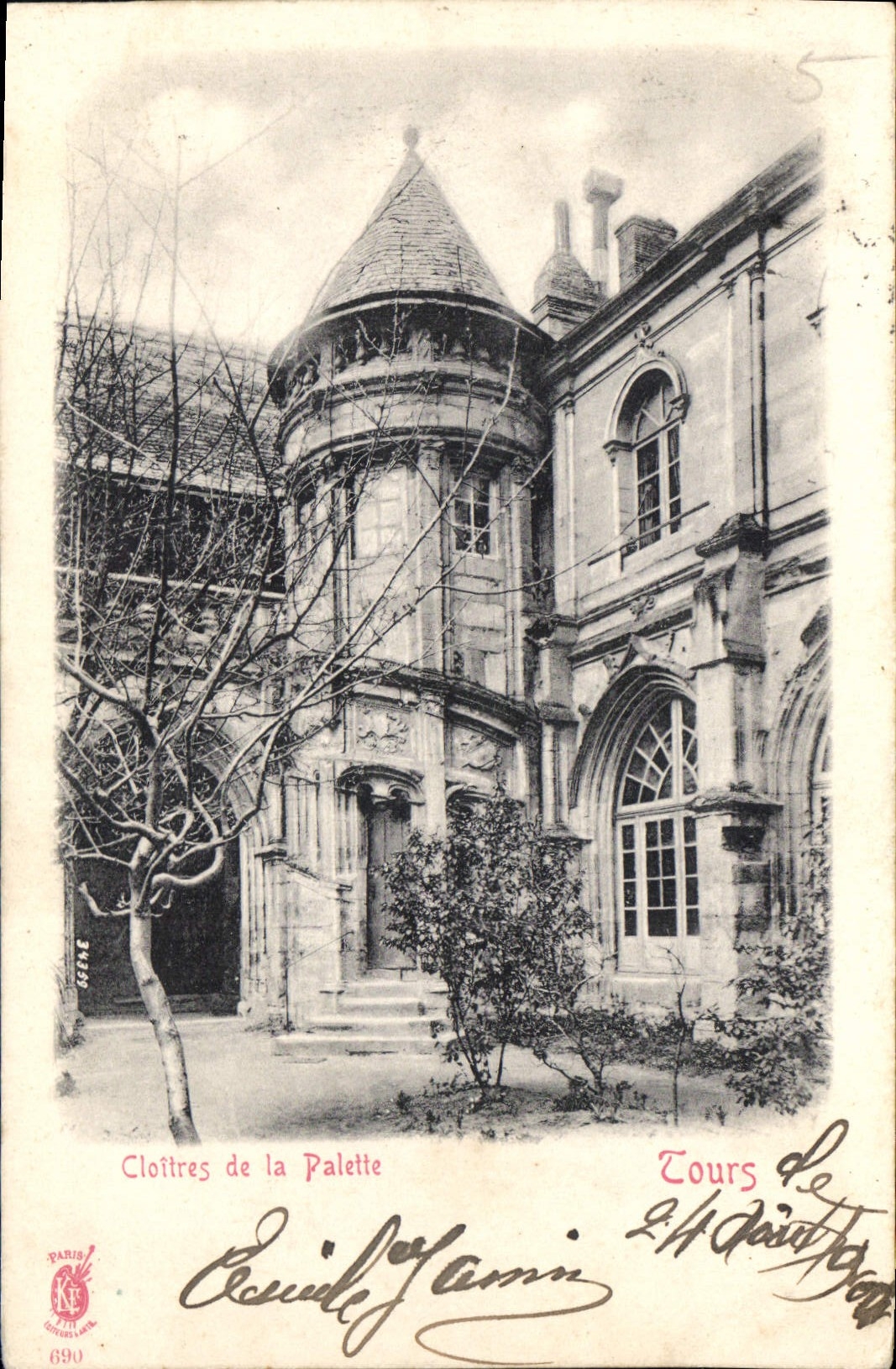 CPA Tours Cloitres de la Palette 