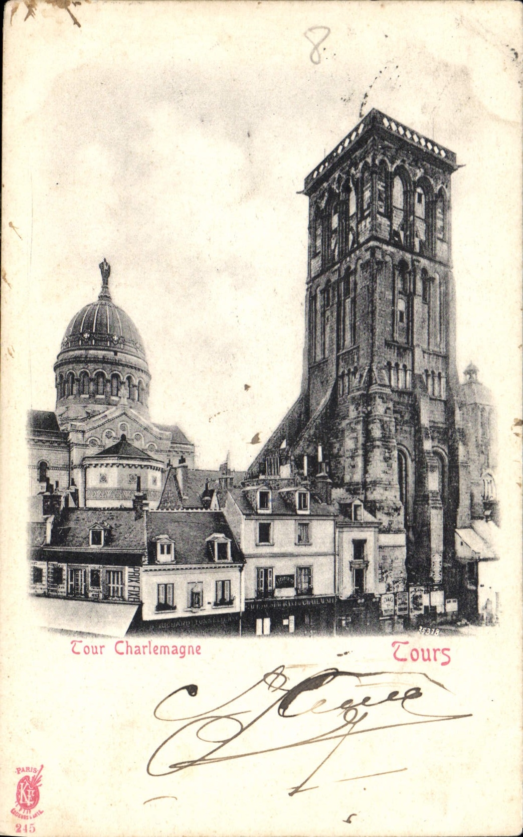 CPA Tours Tour Charlemagne 