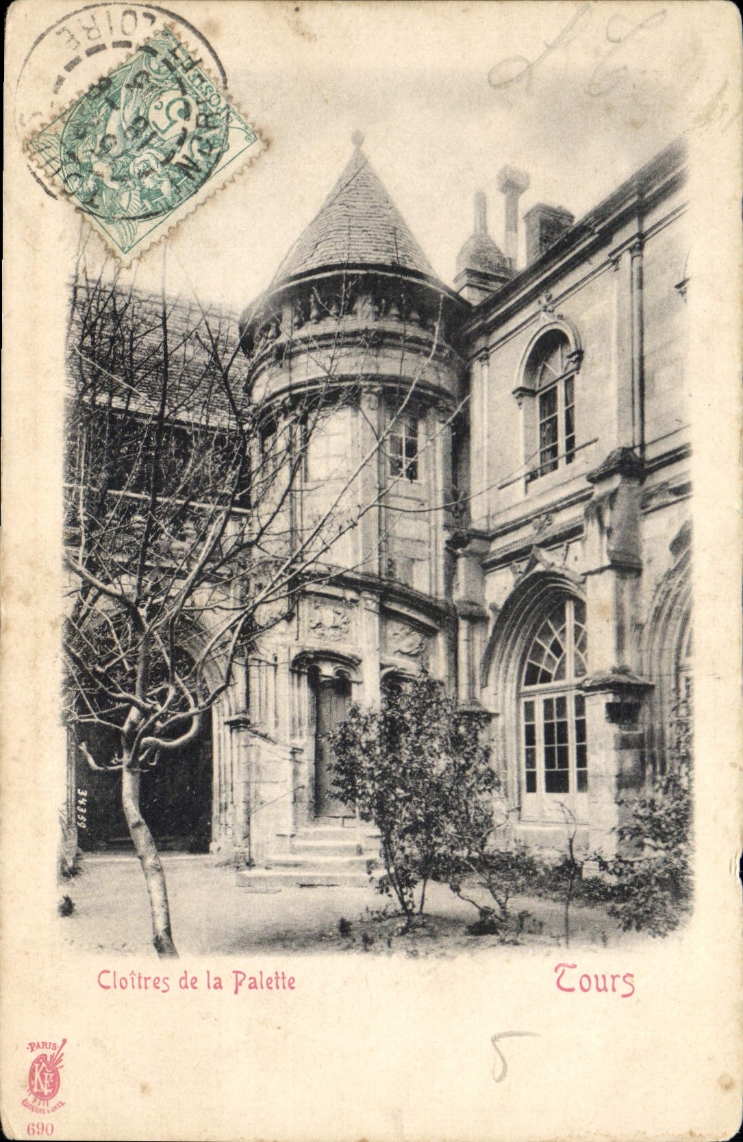 CPA Tours Cloitres de la Palette 
