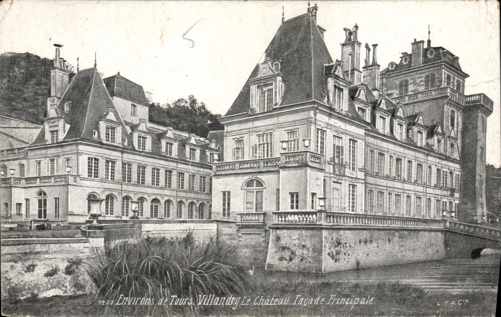CPA Environs de Tours Villandry le Chateau facade Principale 