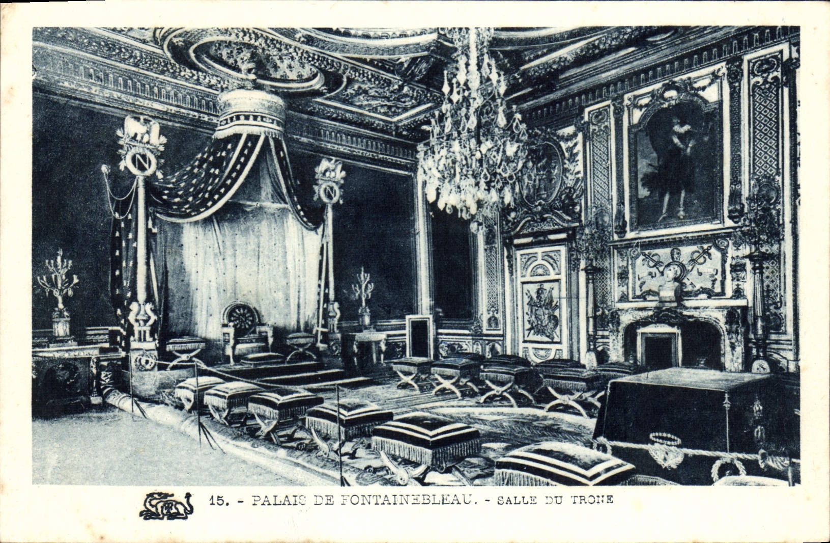 CPA Palais Fontainebleau Salle du Trone 