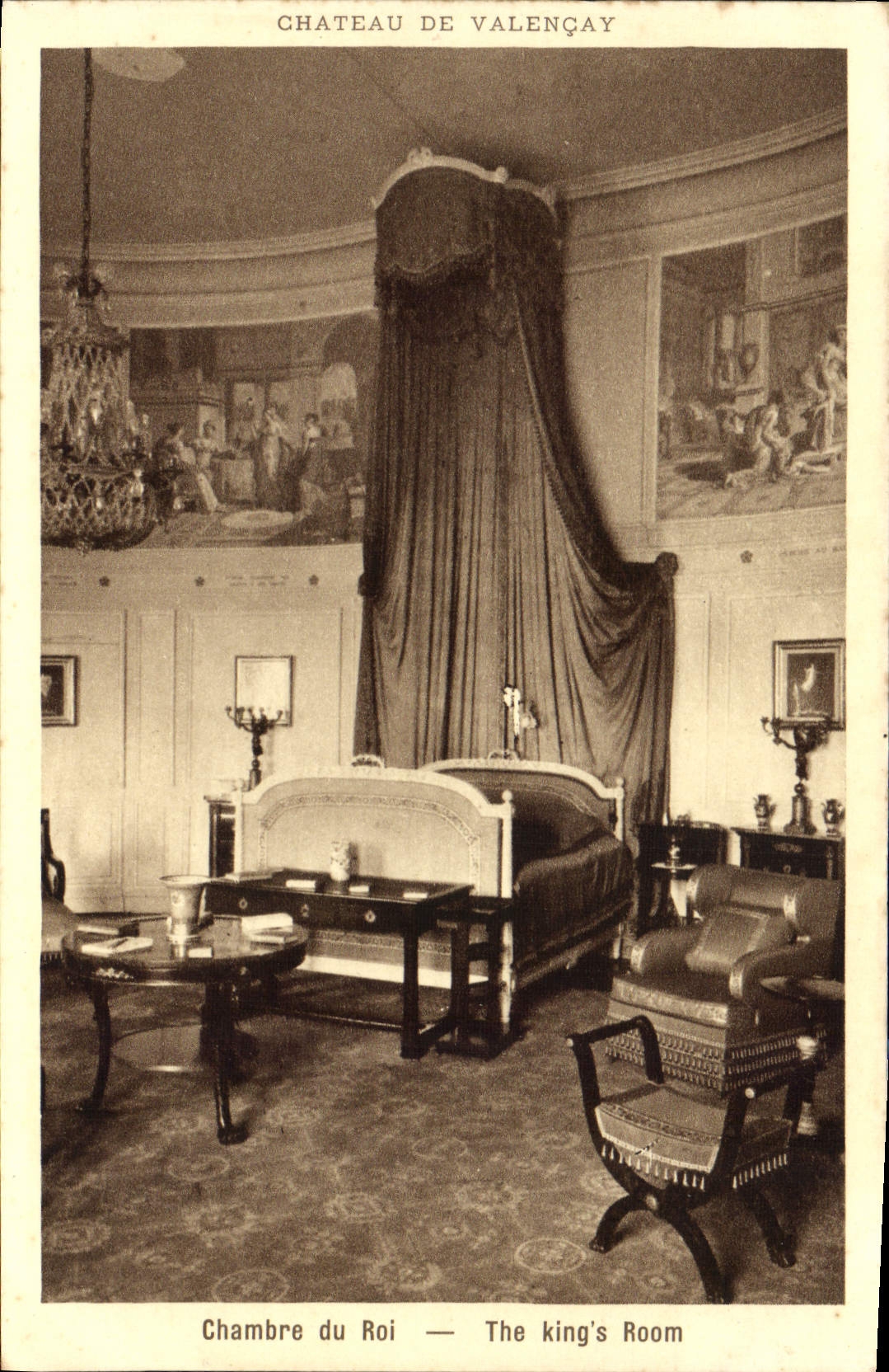 CPA Chateau de Valencay Chambre du Roi