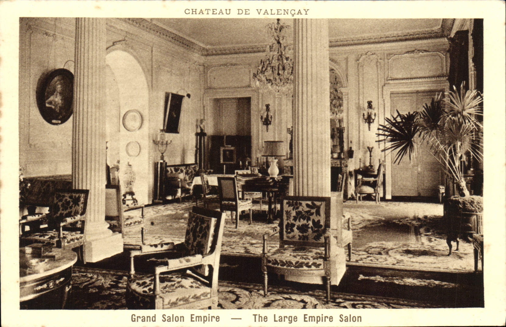 CPA Chateau de Valencay Grand Salon Empire