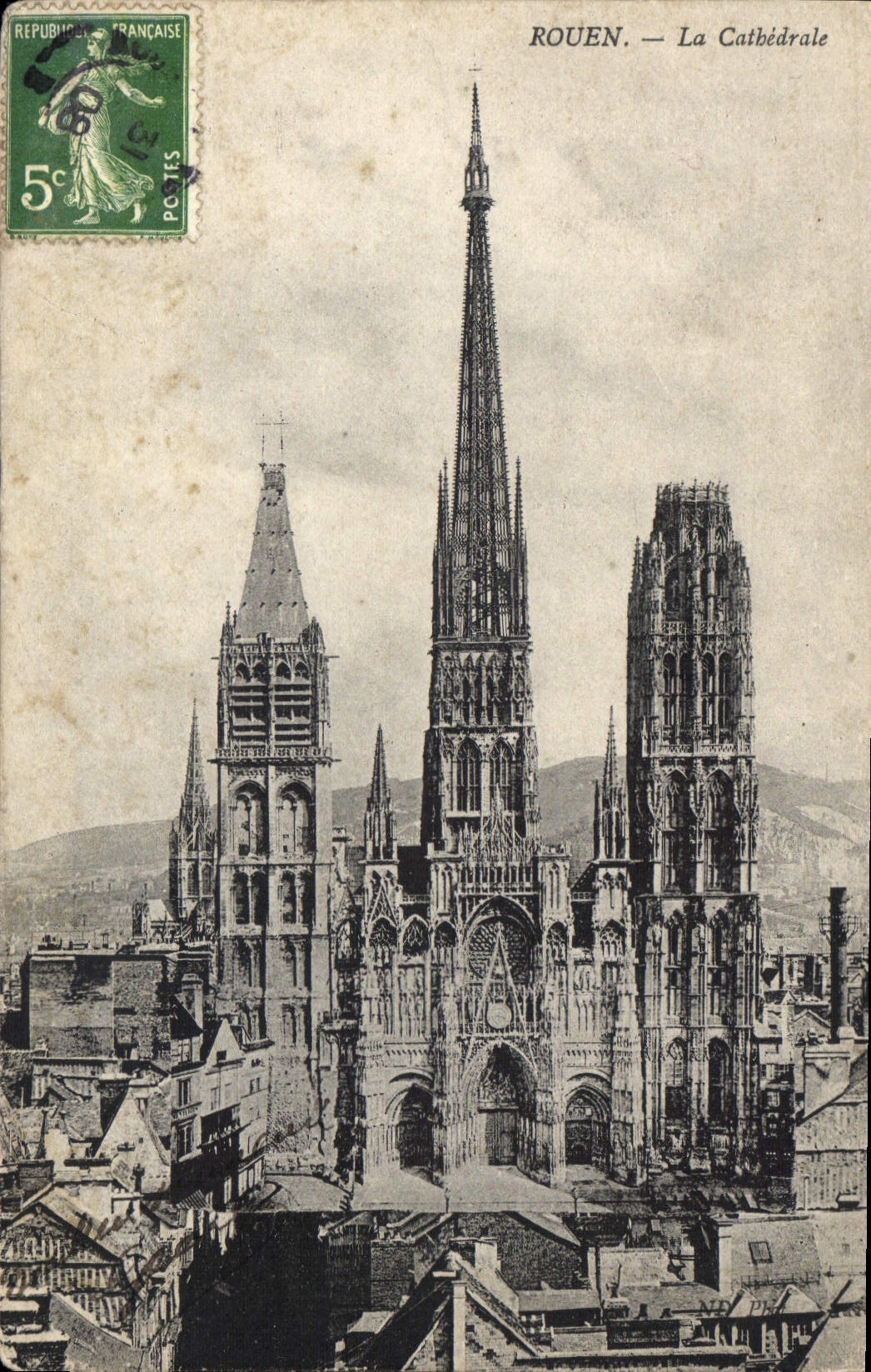 CPA Rouen la Cathedrale 