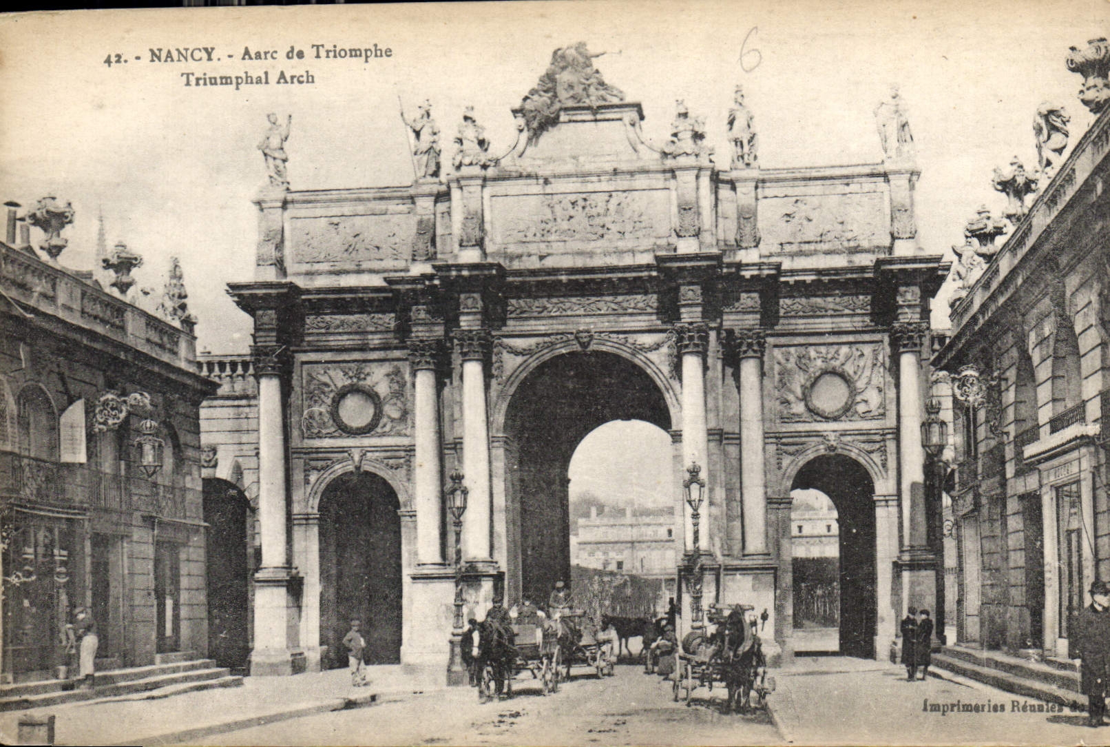 CPA Nancy Arc de Triomphe 