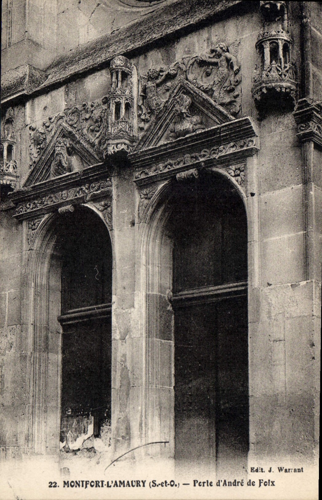 CPA Montfort l'Amaury S et O Porte d'Andre de Foix