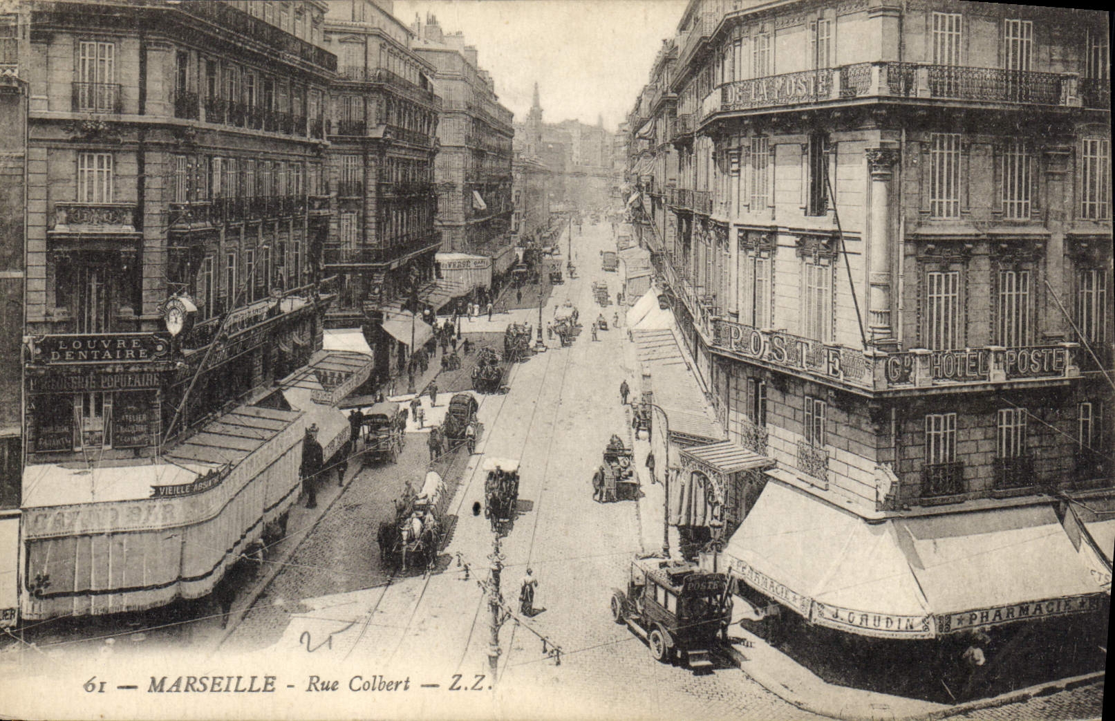CPA Marseille rue Colbert 