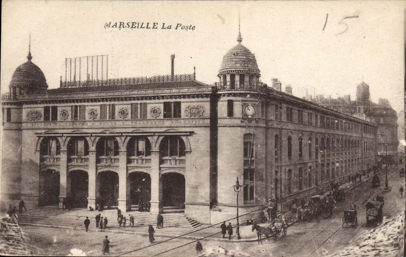 CPA Marseille la Poste 