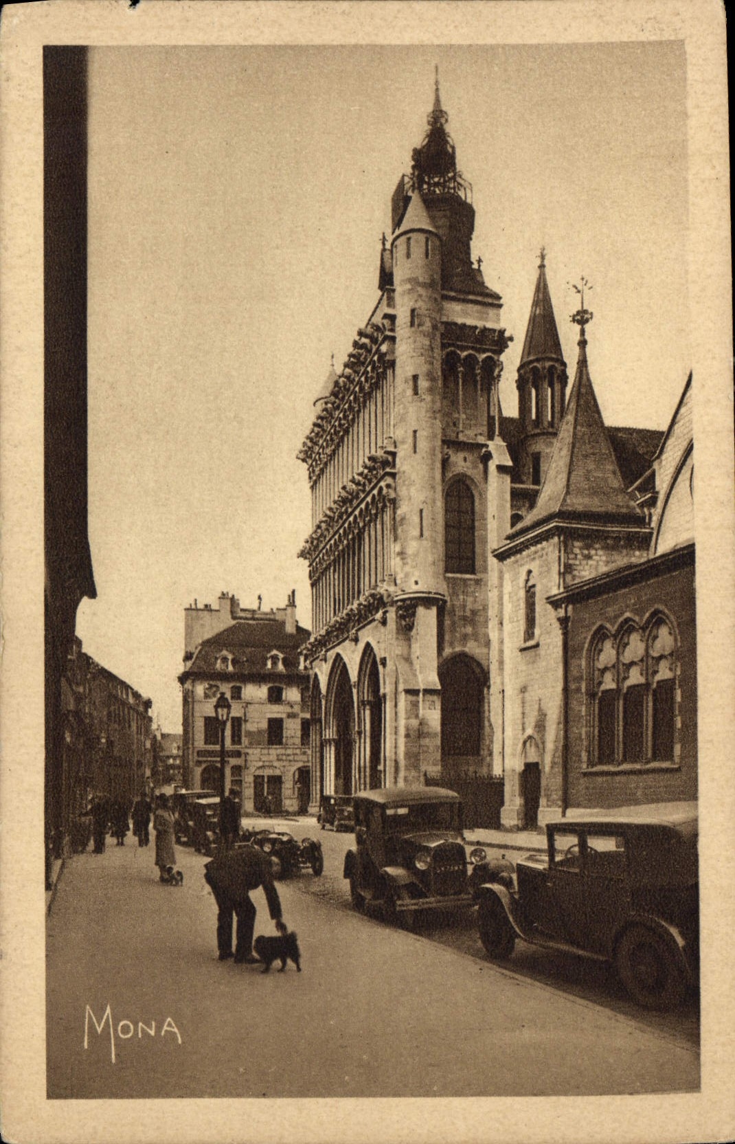 CPA Les Petits Tableaux de Bourgogne Dijon l'eglise Notre Dame XIII siecle