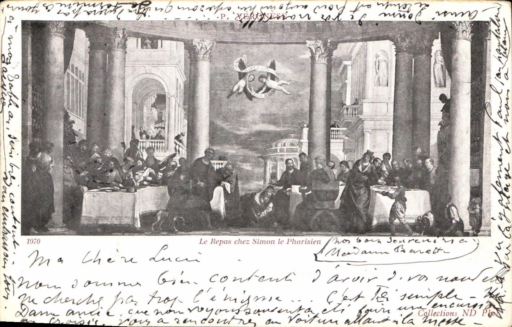 CPA Les Repas chez Simon le Pharisien Veronese