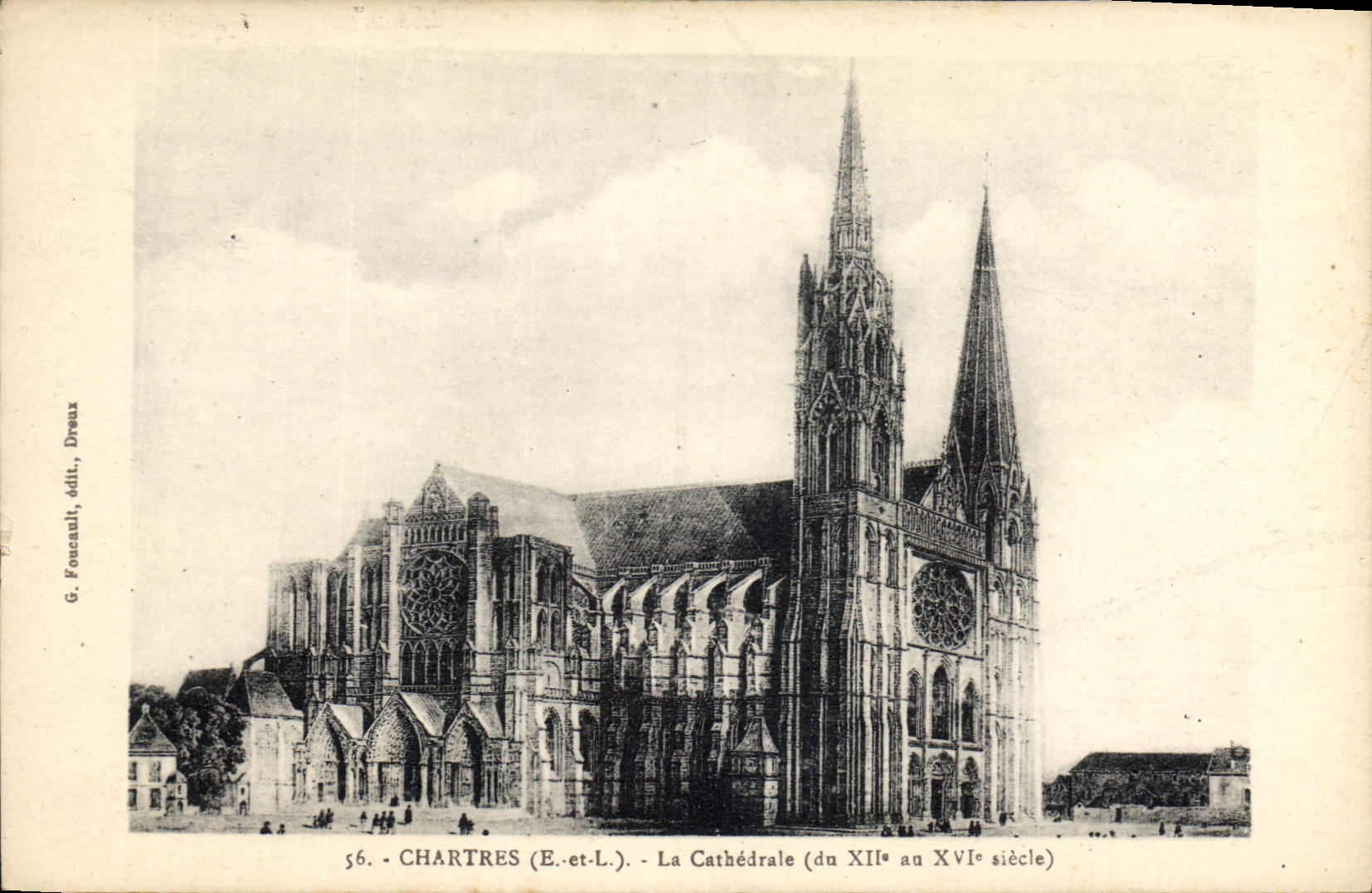 CPA Chartres E et L La Cathedrale du XII au XVI siecle 