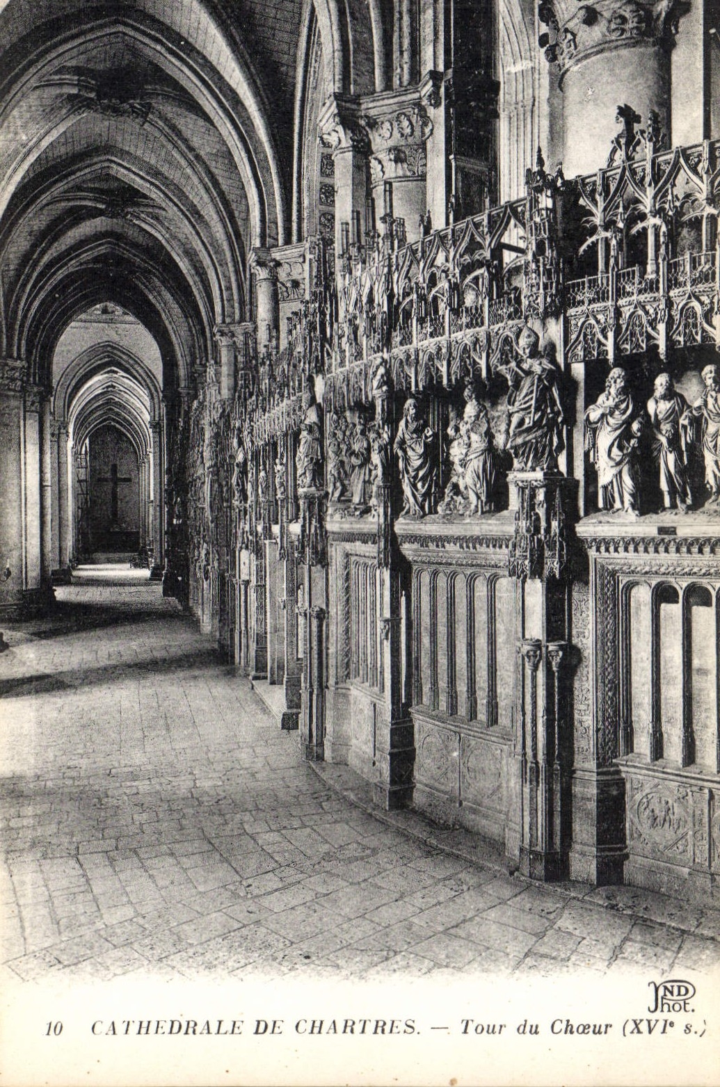 CPA Cathedrale de Chartres Tour du Choeur XVIs
