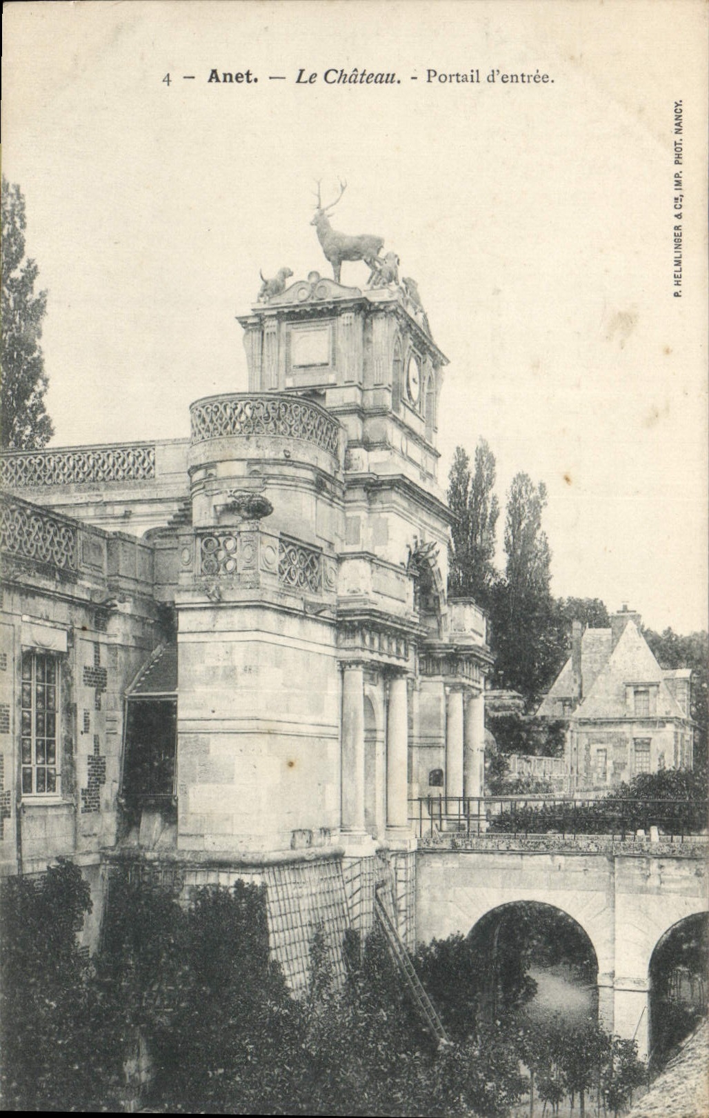 CPA Anet Le Chateau Portail d'entree