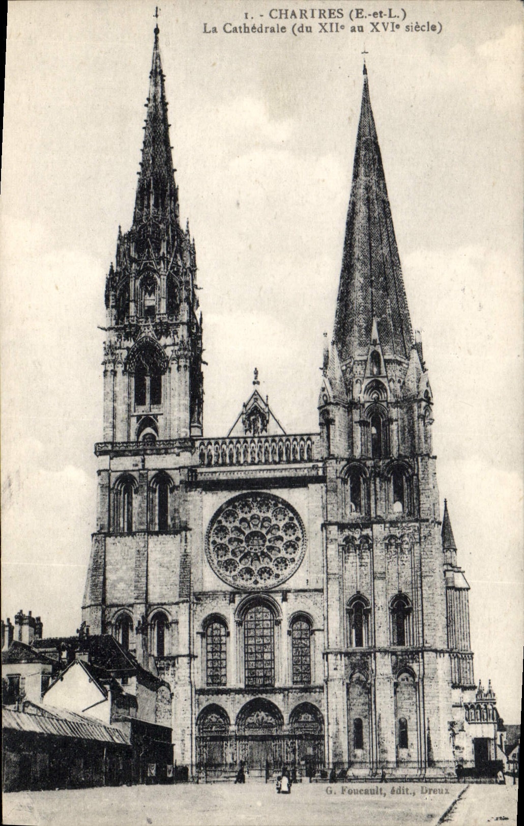 CPA Chartres E et L La Cathedrale du XII au XVI siecle 