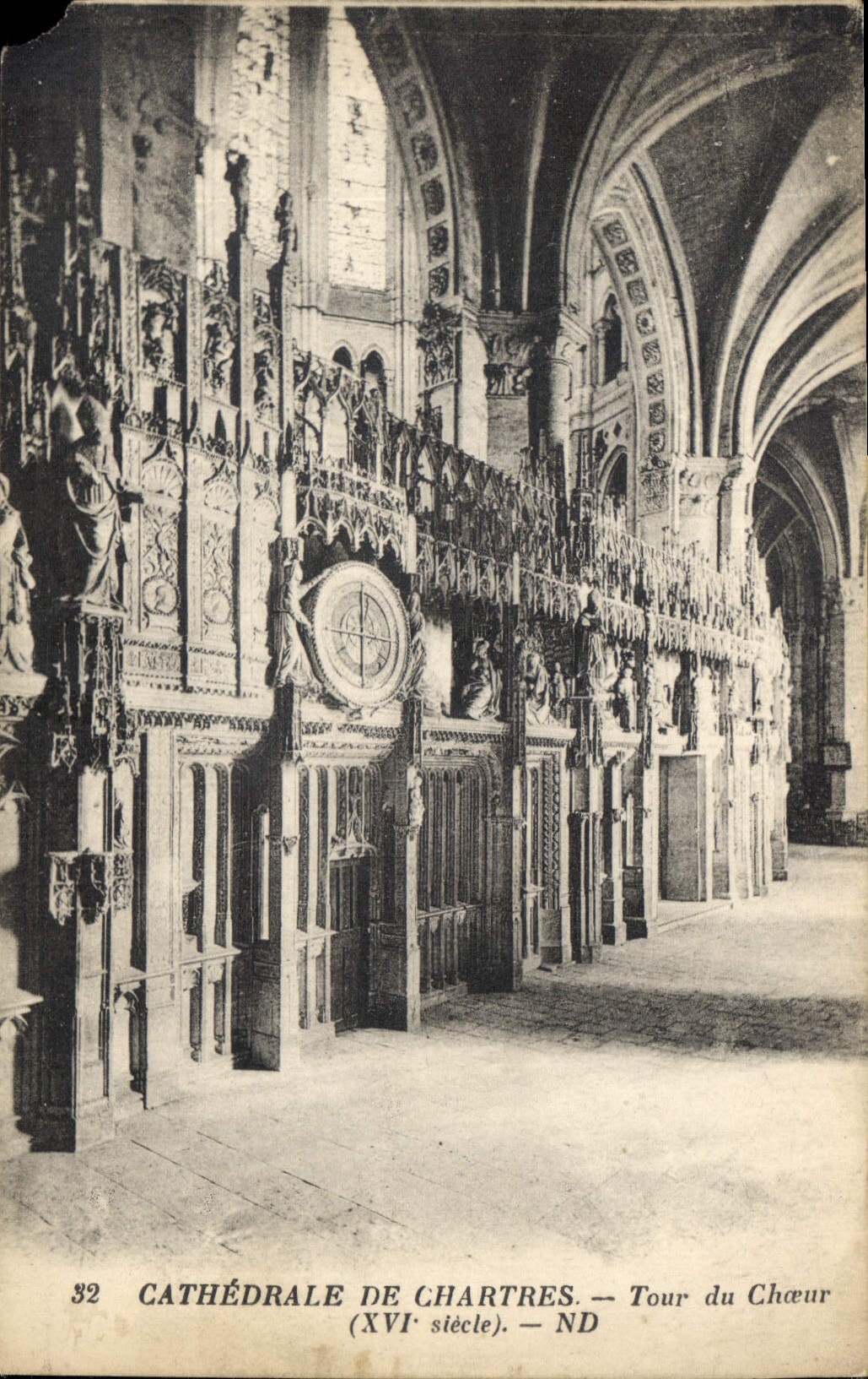 CPA Cathedrale de Chartres Tour du Choeur XVI siecle