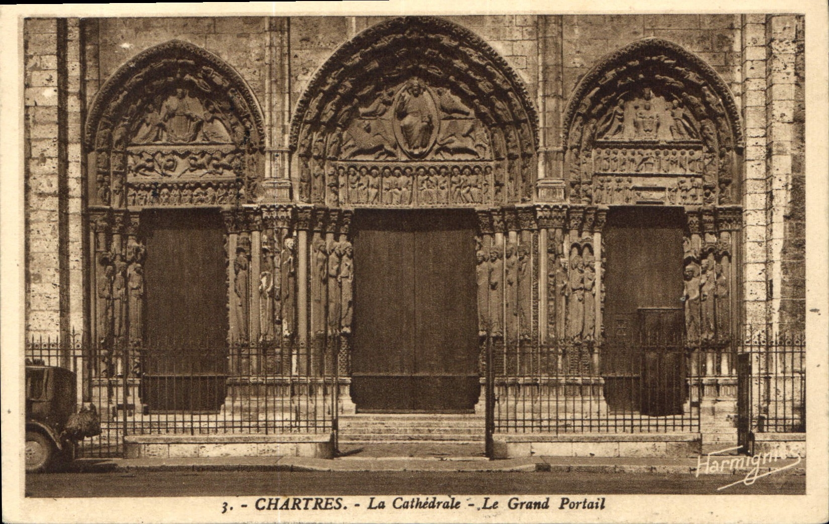 CPA Chartres La Cathedrale Le Grand Portail 