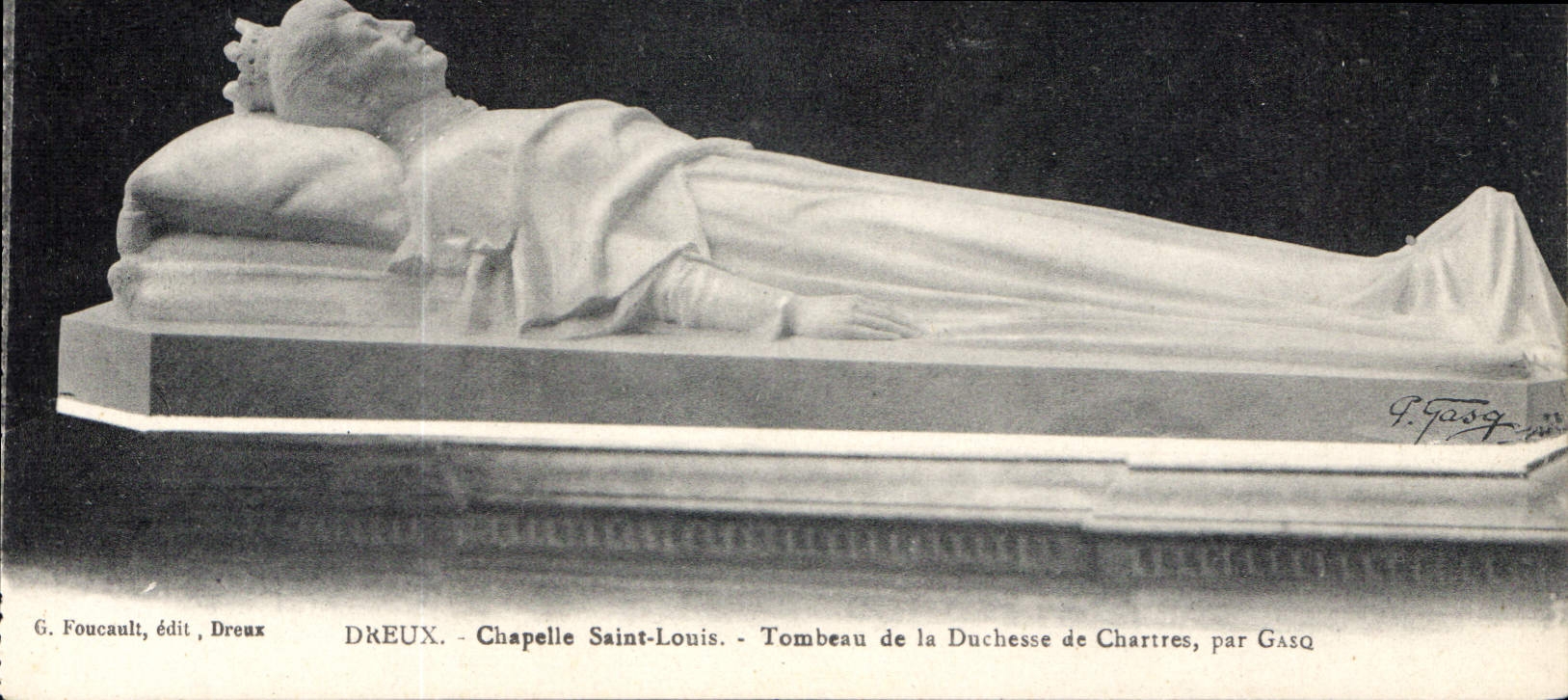 CPA Dreux Chapelle Saint Louis Tombeau de la Duchesse de Chartres