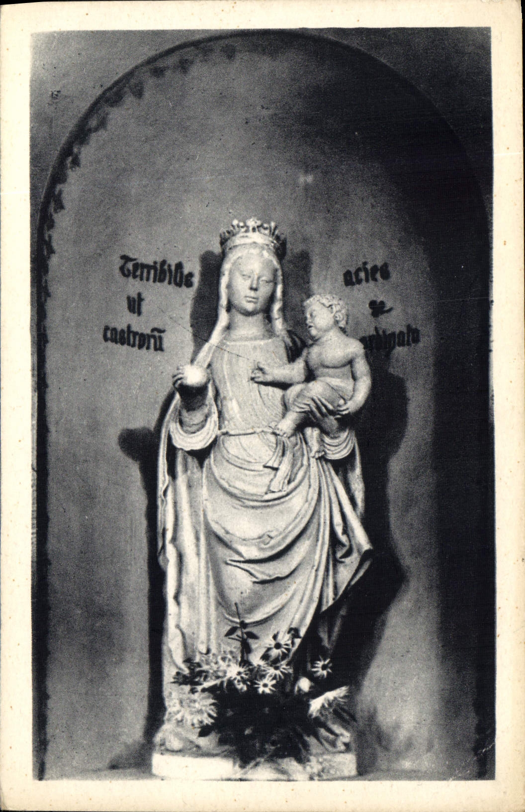 CPA Abbaye Saint Nicolas de Verneuil Eure Notre Dame de l'Escalier XVI siecle