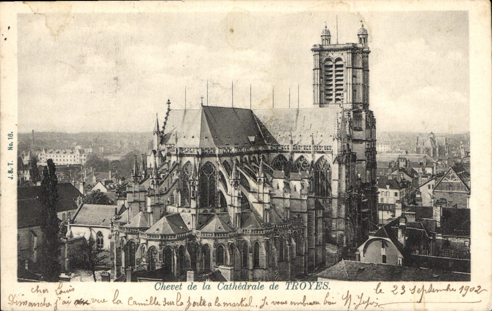 CPA Cheret de la Catherale de Troyes 