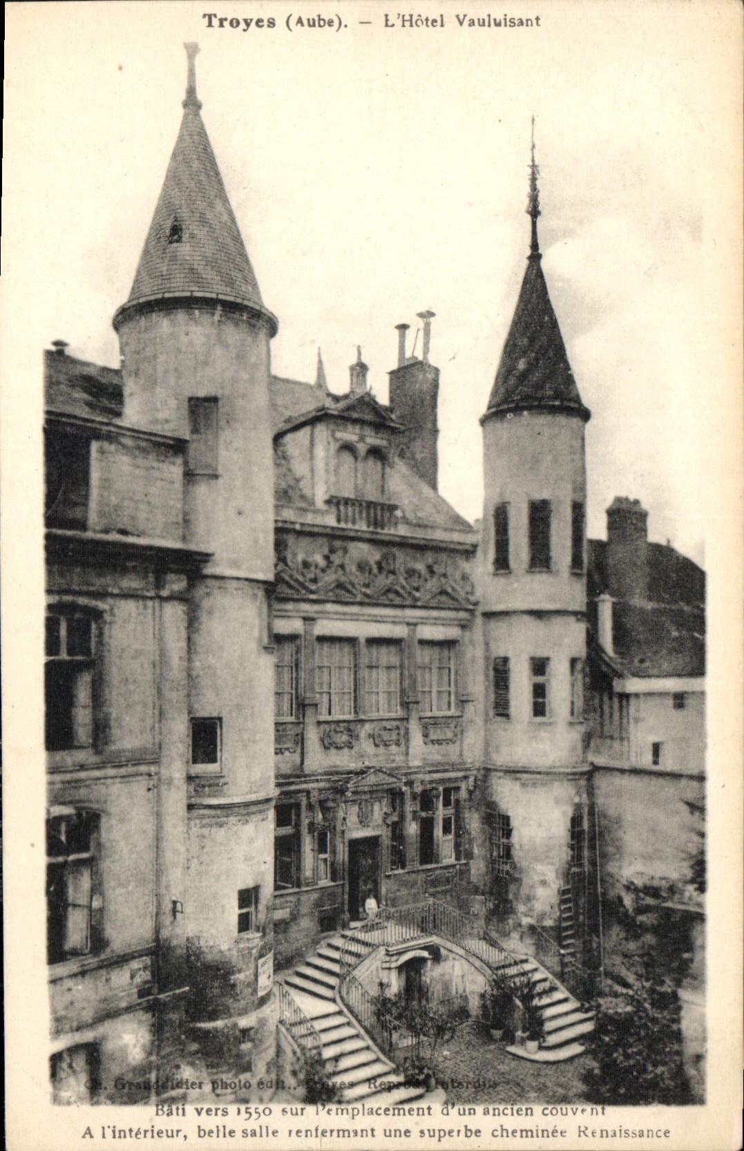 CPA Troyes Aube L'Hotel Vauluisant 