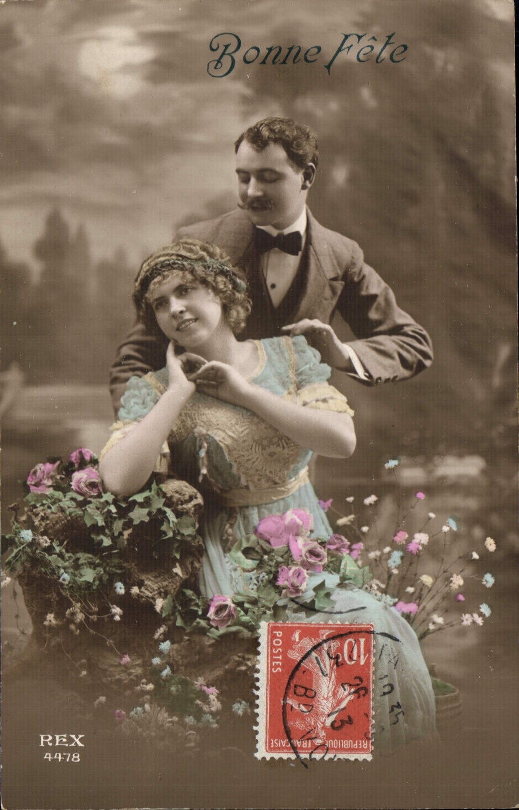 CPA Bonne Fete Femme