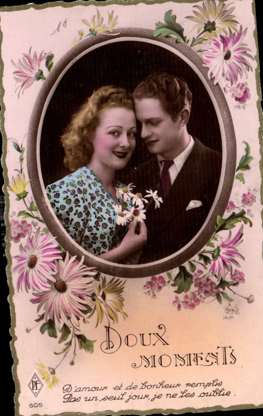 CPA Doux Moments Femme