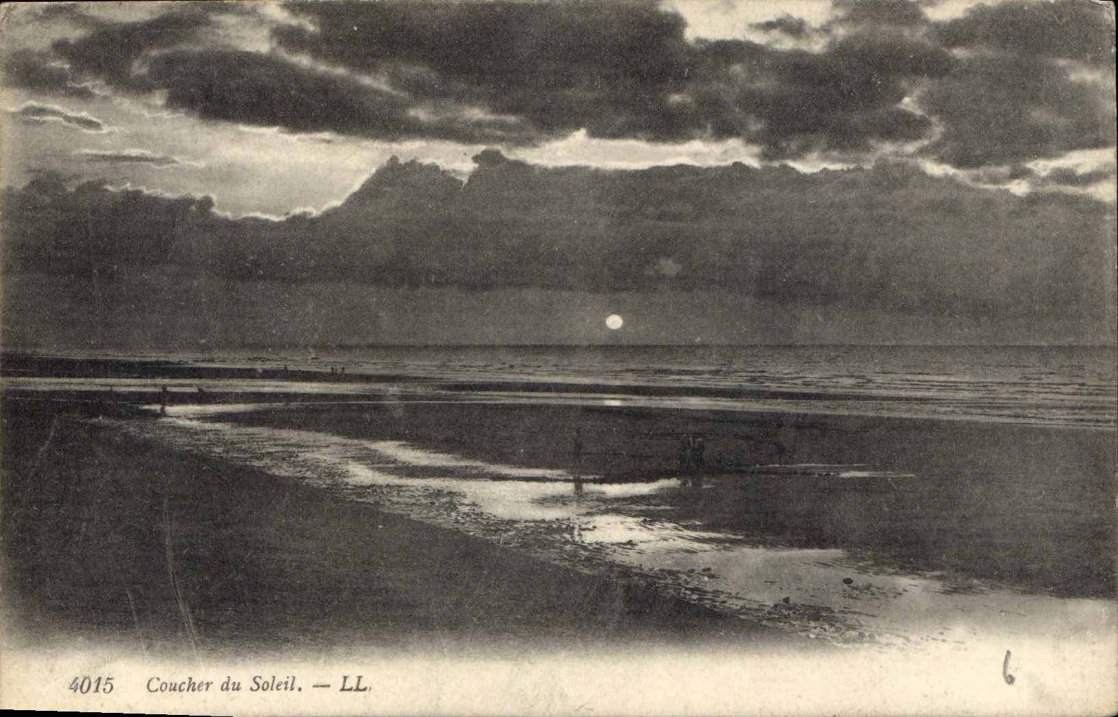 CPA Coucher du Soleil 