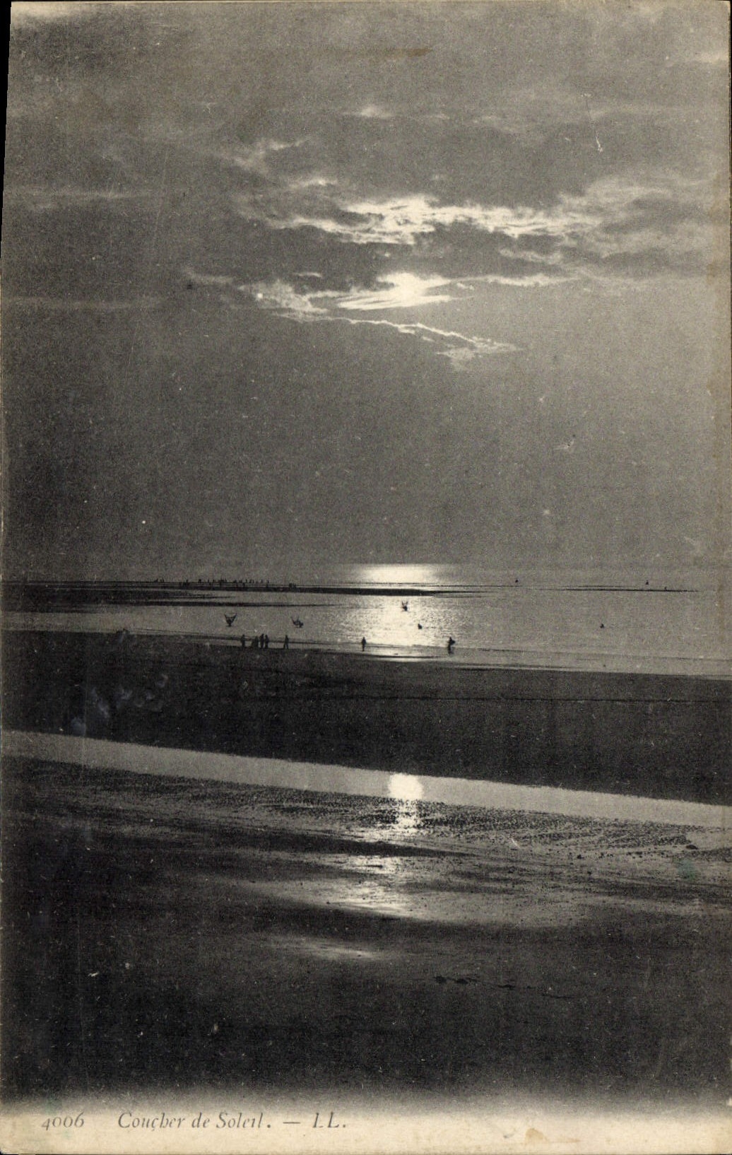 CPA Coucher de Soleil 