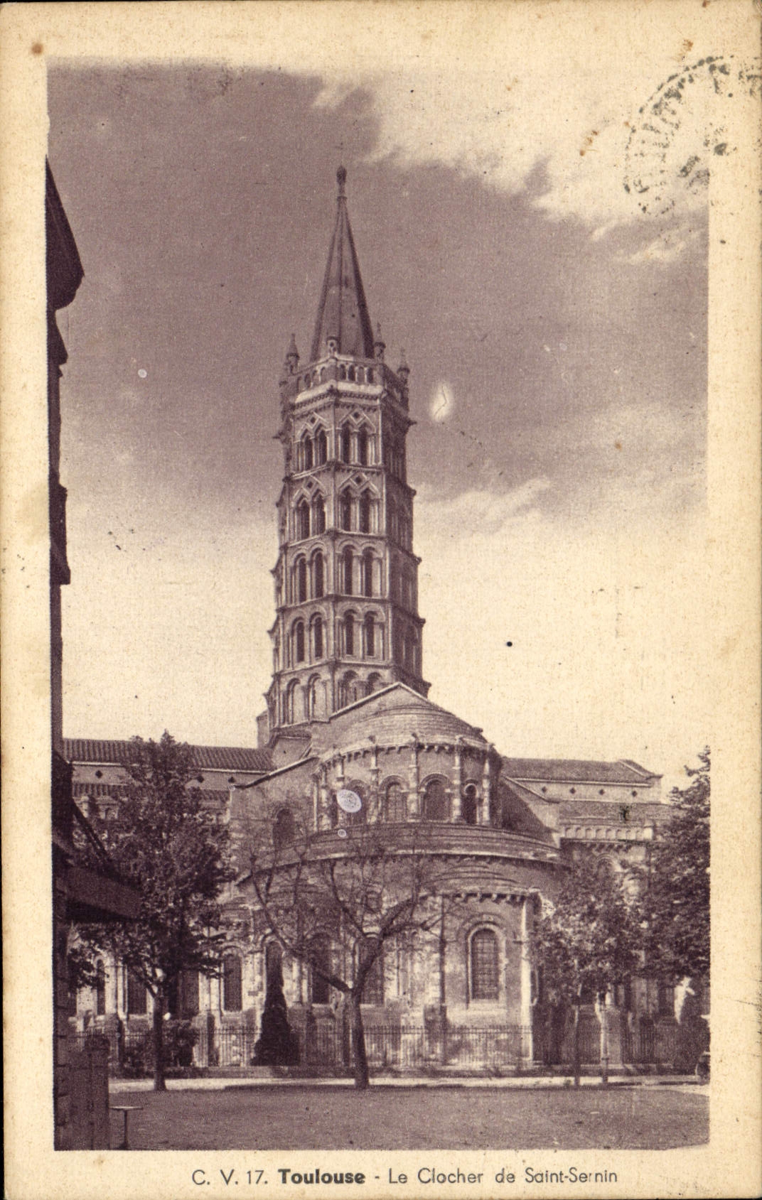 CPA Toulouse Le Clocher de Saint Sernin